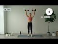 30 MIN NO JUMPING ALL STANDING HIIT With Weights - No Repeat, Low Impact Home Workout