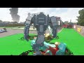 NEW Mech Slices Through Minecraft Steve - Teardown Mods Gameplay