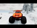 Monster Jam INSANE Racing, Freestyle and High Speed Jumps #28 | BeamNG Drive | Grave Digger