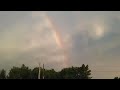 Rainbow in Banner, Illinois 6-13-24