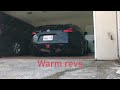 370z X pipe custom catback sound revs