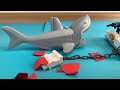 Lego Stop Motion Shark Boat