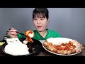 Spicy, kimchi, oysters, pork belly, mukbang