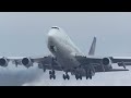 85 LANDINGS & TAKEOFF`s in 60 MINUTES - AIRBUS A380, BOEING 747 ... (4K)