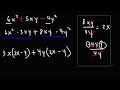 How To Factor Trinomials with Two Variables - Algebra