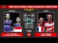JADWAL & HEAD TO HEAD Badminton Olimpiade Paris 2024, Hari Ke 3