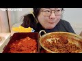 실비김치먹방, 짜파게티와 통스팸, 그리고 실비김치! ASMR BLACK BEAN NOODLES & SPICY KIMCHI & WHOLE SPAM MUKBANG EATING SHOW