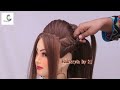 10 super Elegant open hairstyle for wedding l bridal hairstyles kashee's l engagement bride look