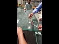 19mm glass cutting by manually