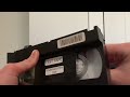 VCR eats a tape.