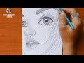 How to draw anime girl face with love || sarazz imagination drawing #drawing