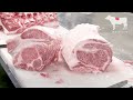 Delicate skills of butchers | Olive-fed Wagyu Beef from KAGAWA