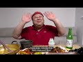 Barbecued Whole Pork Belly&Buldak Spicy Fire noodles Mukbang Eatingshow