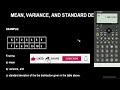 Mean, Variance And Standard Deviation: Solve Faster 🔥 Using Casio Fx-991 Cw (New Method!)