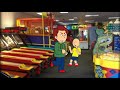 Caillou skips detention and goes to Chuck e Cheese's/Grounded