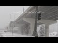 02-23-19 Omaha, NE - City Bus Slides Sideways As Others Deal With A Blizzard In The City