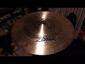 zildjian avedis 20in medium ride cymbal test