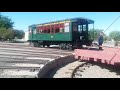 My step dad turning a rail bus on a turn table