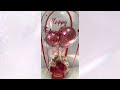 DIY Bubble Balloon with Dried flowers & Bear | Bobo balloons with chocolates|Hot Air Balloon bouquet