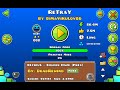 playing a easy geometry dash level