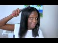 What I do before braiding my Relaxed Hair