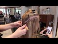 HOW TO APPLY WEFT HAIR EXTENSIONS | Step by step tutorial