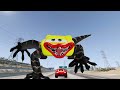 Epic Escape From The Lightning McQueen Lizard Eater, Megahorn, Car Eater, Bus Eater |BeamNG.Drive