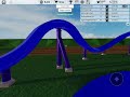 trying to build a single rail coaster in theme park tycoon 2 for the first time (challenge)