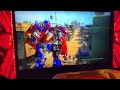 Epic Transformer Video Game Bumblebee and Optimus Prime Fun on Happyland