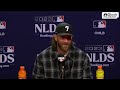 Bryce Harper gives ICONIC press conference following heroic effort in Game 3 | Full Presser