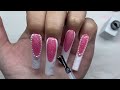 TESTING $2 POLYGEL FROM TEMU✨ PINK Y2K POLYGEL NAILS & KAWAII CHARMS DESIGN! | Nail Tutorial