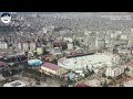 DRONE: Kahramanmaras, Turkey, a city disfigured by earthquake
