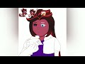 Speedpaint: Red velvet cookie and chiffon