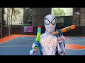 5 WHITE SPIDER-MAN Bros || New White Color SuperHero Suit So Good ( Comedy Action Video )