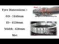 350 TPD kiln Details | 350 TPD Rotary kiln Dimensions | Kiln Shell , Tyre ,Support Roller,Girth gear