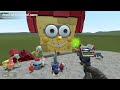 ALL ZOONOMALY MONSTERS VS CURSED SPONGEBOB In Garry's Mod!