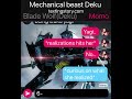 Mechanical beast Deku  Part 2 “meeting and a challenge?”