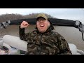 The Fattest Catfish Ever!!! - Winter Catfishing Blues and Flatheads