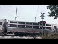 Railroad Crossing Amtrak 50th Anniversary Livery Orient Rd