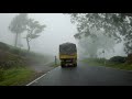 Misty Morning Drive to Munnar Hills in Kerala | 4K Ultra HD Driving video in India