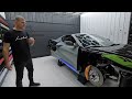 Building a Carbon Fiber Widebody C8 for SEMA in 30 minutes!  Final Reveal photos included!