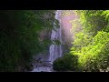 4K HDR Hidden waterfall in the mountains Japan - Nature Sounds