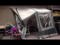 Vango and Kampa blow up awnings.