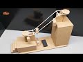 How to make ropeway with cardboard | DIY cardboard cable car at home