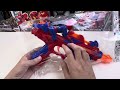 Spider Man toy unboxing review, Spider Man toy gun test, Spider Man and his magical friend