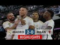 Real Madrid 2 - AC Milan 0 | Highlights | Mbappe Debut
