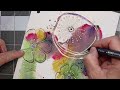 Floral Splashes Created with the Jean Haines Master Artist Watercolor Set by Daniel Smith