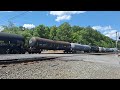 3 NS Trains at the Brickyard with NS 8025 and NS 8100