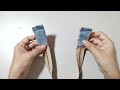 DIY old jeans recycle Tote Bag | Sewing | Tutorial (266)