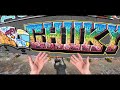 100 Graffiti tags turned into art